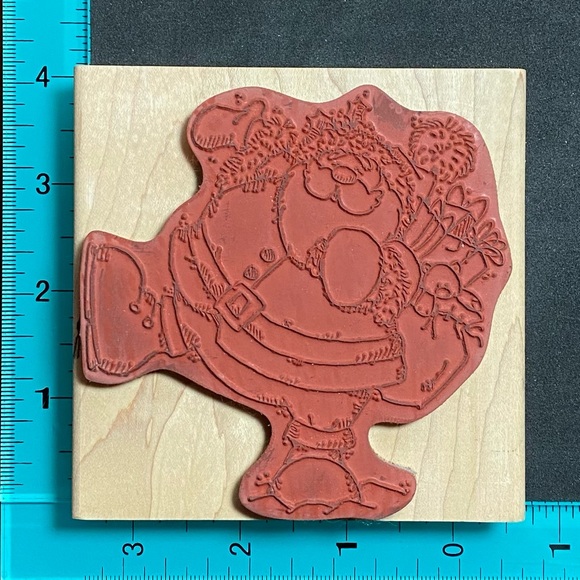 Wood Mounted Whipper Snapper Designs Santa Claus Stamp - Picture 3 of 6